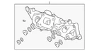 Genuine Acura Manifold Ex 18100-RWC-A00 New. Price: $900.09.