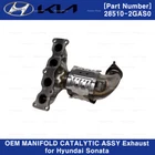 285102GAS0 Genuine Manifold Catalytic Assy Exhaust For Hyundai Sonata 2015-2019 New. Price: $2375.00.