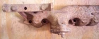 1956 Oem Chevrolet Bel Air 265 V-8 Left Exhaust Manifold With Generator Bracket Used. Price: $125.00.