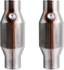 Mocw 2.5 Inch Inlet Outlet Catalytic Converter Universal High Flow Front New. Price: $59.99.