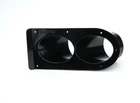 Schoenfeld Pipe Shield Black Dual Outlet 3-1/2IN Degree- 350TSB-45-2 New. Price: $181.59.