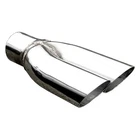 Ford Mustang 67-69 Splitters Exhaust Tips Pypes 304 Ss Round Non-rolled Edge New. Price: $125.79.