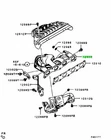 Genuine Mitsubishi Exhaust Manifold 1555A412 New. Price: $636.09.