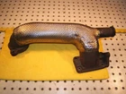 Mercedes W126 300SDL Turbo Diesel Exhaust Manifold Top Oem Pipe, A6031400303 Used. Price: $244.61.