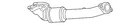 Driver Side Three-way Catalytic Converter Kit With Exhaust Pipe (19420309) New. Price: $1363.00.