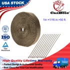 1" X50FT Roll Titanium Header Turbo Pipe Manifold Exhaust Heat Wrap Tape 10 Ties New. Price: $14.65.