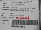 Used Engine Intake Manifold Fits: 1988 Pontiac Grand Am 4-138 2.3 Grade. Price: $94.99.