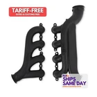 Hooker 8510-3HKR, Two Turbo Exhaust Manifold Set Fits Gm Ls Black Iron Performan New. Price: $1112.59.