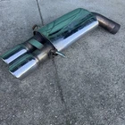 Audi A4 B5 Quattro Xs Power Stainless Steel 2.5IN High Flow Exhaust Muffler Used. Price: $169.99.