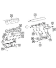 Genuine Mopar Exhaust Manifold 53011189AE New. Price: $502.55.