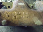 Driver Exhaust Manifold 8-454 7.4L 5TH Digit Fits 83-91 Gmc 3500 Pickup Used. Price: $125.00.