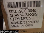 TSCC-0040 Yitamotor Catalytic Converter 82X21.5X16CM New. Price: $121.51.