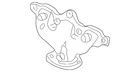 Genuine Honda Manifold Assembly Front Ex 18000-P8A-A01 New. Price: $90.92.