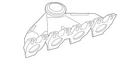 Genuine Mercedes-benz Exhaust Manifold 177-140-99-00 New. Price: $639.60.