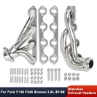 Ford F150 F250 Bronco 1987-1996 5.8L V8 Shorty Exhaust Headers Stainless New. Price: $118.68.