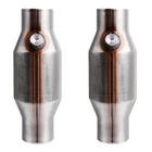 2.5" High Flow Catalytic Converter Epa Stainless Steel W/O2 Port 2PCS New. Price: $84.99.