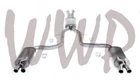 Stainless Steel Dual Catback Exhaust Quad Tip 15-16 Hyundai Genesis Sedan 5.0L New. Price: $339.95.