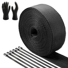 Cardi 2" 16' Black Exhaust Heat Wrap For Motorcycle Fiberglass Shield ... New. Price: $19.26.