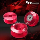 J2 Aluminum Front/rear Trunk Bumper Quick Release Fastener Hatch Cup Kit Red New. Price: $7.63.