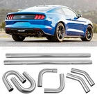 2.5" Stainless Steel Straight Bend Mandrel Exhaust Pipe Kit Ford Mustang Gt New. Price: $129.05.