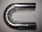 2" 16 Ga. 180 Degree Mandrel Bend - (3" Clr / 6" Legs) Polished 304 Stainless New. Price: $30.00.