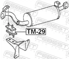 For Febest TM-29 Exhaust Pipe Support Neu. Price: $19.68.