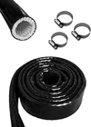 3/8" Id Heat Shielded Fire Thermo Armor Sleeve Silicone Coated Fiberglass New. Price: $19.89.