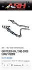 American Racing Long Tube Headers Gm 6.0L 1999 2006 Truck 1-7/8 X 3 With Cats New. Price: $2000.00.