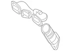 Genuine Mazda Exhaust Manifold GY01-13-450B New. Price: $159.90.