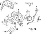 Genuine Volkswagen Turbocharger 06Q-145-703-H New. Price: $1529.76.