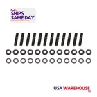 Optitorque 10452, Set Of 12 Sbc Header Stud Kit 3/8 X 1.675 Black Steel Performa New. Price: $70.38.