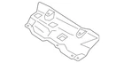 Genuine Audi Heat Shield 4M0-825-661-Q New. Price: $88.83.