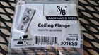 American Valve AV301689 Metal Steel Ceiling Flange 3/8" - Lot Of 25 Pics. New. Price: $60.00.