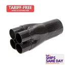 Schoenfeld SO63041, One Black Steel Slip-on Collector 1-5/8IN X 3IN Performance New. Price: $92.75.