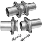 Flowmaster Header Collector Ball Flange 3" 2.5" Pipe Steel Natural Kit New. Price: $199.95.