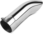 Yitamotor Turn Down Exhaust Tip Inch Inlet, 4" Outlet Polished Silver New. Price: $61.00.