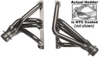 Hedman Street Hedders Shorty Silver Ceramic Coated 1 5/8" Primaries 68266 New. Price: $624.99.
