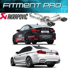 Akrapovic M-BM/T/8H Titanium Slip-on Exhaust For 2014-2020 Bmw M3 M4 F80 F82 F83 New. Price: $4961.82.