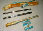 1970-72 El Camino & Sprint Front Fender Moldings Trim 3977516 3977515 Nos Gm New. Price: $120.00.