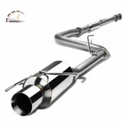 4" Rolled Tip For Prelude H22A4 BB6 Bolt-on Stainless Catback Exhaust Muffler New. Price: $165.00.