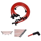8MM Red Silicone Spark Plug Wire Kit Heat-resistant Jacket Ignition Set Chevy New. Price: $58.09.