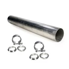 SYSTEM1 Designs 2.5" Od 304 Ss Straight Mandrel Bend V-band Clamps Ft New. Price: $74.53.