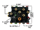Air Manifold A1214736003 For Freightliner Columbia / Century A12-14736-003 New. Price: $127.75.