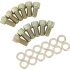 Speedway Allen Header Bolts, 3/8-16 X 3/4 Inch, SET/12 New. Price: $18.99.