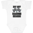 Inktastic My 1ST Racing Season Checkered Flags Bodysuit Car Road Babys Boy New. Price: $18.99.