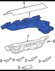 Genuine Mopar Exhaust Manifold 53011189AE Left Side 6.4L New. Price: $433.11.