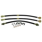 Rubber Brake Hose Kit Flex Line Disc Front 1970-71 Chevrolet Camaro 3PC New. Price: $66.00.