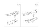 Genuine Mercedes-benz Exhaust Manifold 112-140-32-09 New. Price: $313.75.