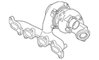 Genuine Volkswagen Exhaust Manifold 03L-253-010-J New. Price: $1546.00.