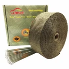 Ledaut 2" 50' Titanium Exhaust Heat Inches Feet Roll, Golden Black New. Price: $27.93.